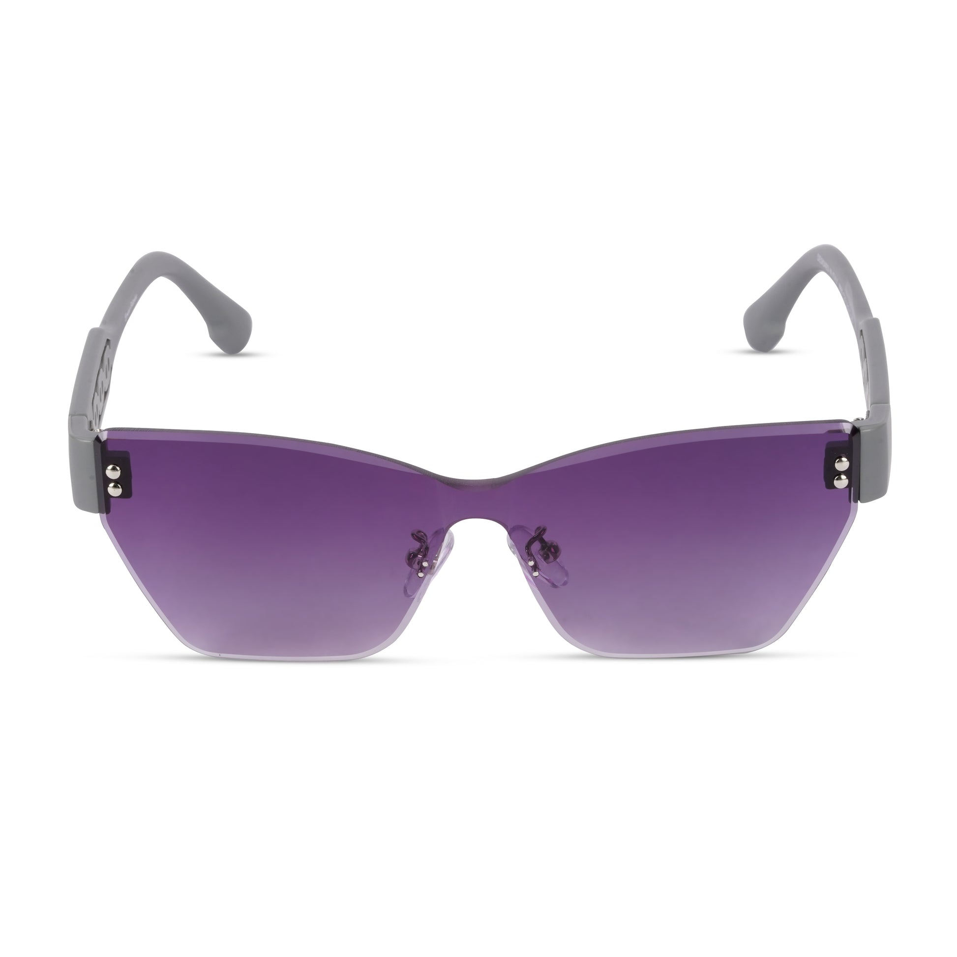 Erminio Palamino "Elite Designer Rimless Sunglasses for Women, Black Frame with Lenses, Italian Design
