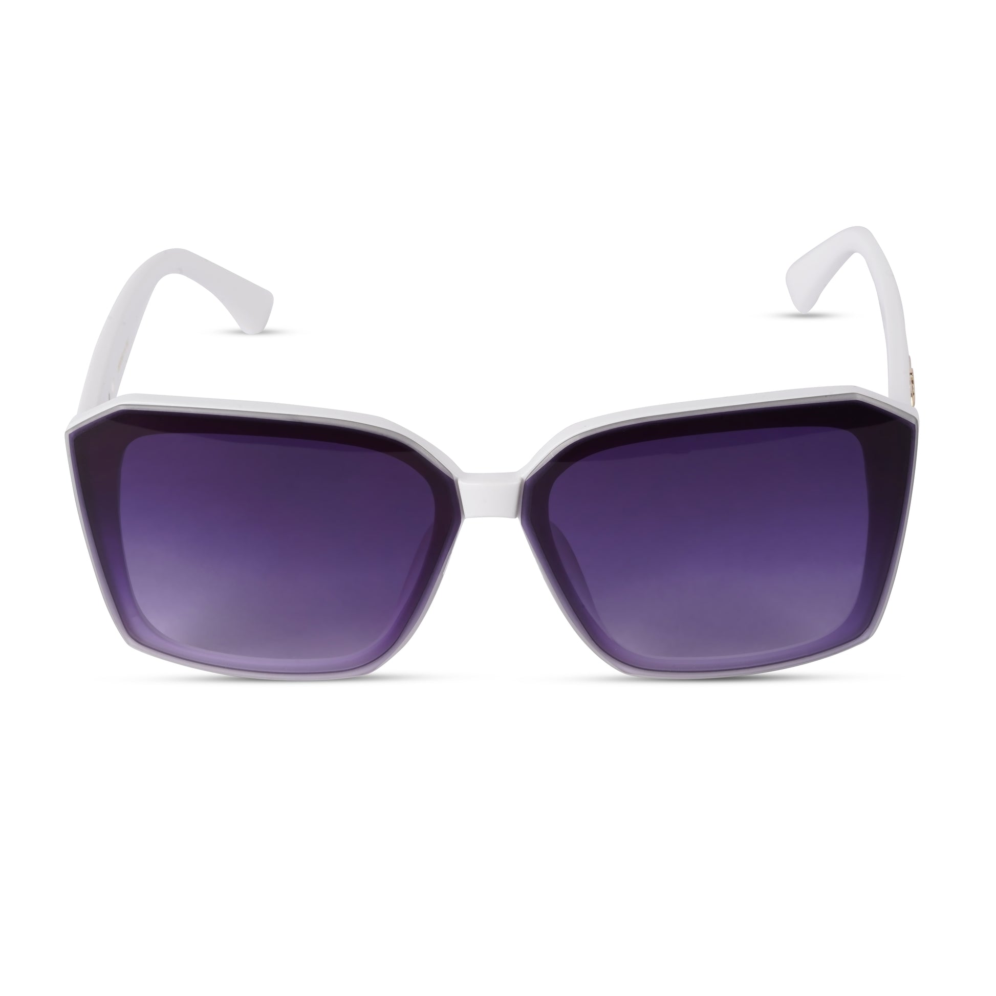 Erminio Palamino "Elite - Designer Oversized Square Sunglasses, Frame with Gradient Lenses, Includes Case and Cleaning Cloth