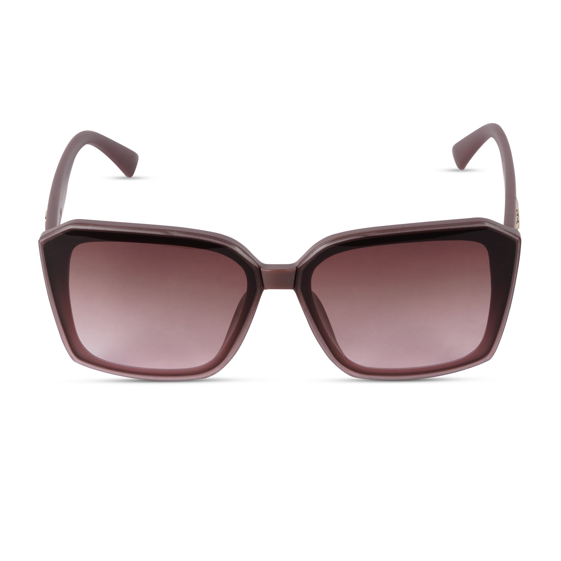 Erminio Palamino "Elite - Designer Oversized Square Sunglasses, Frame with Gradient Lenses, Includes Case and Cleaning Cloth
