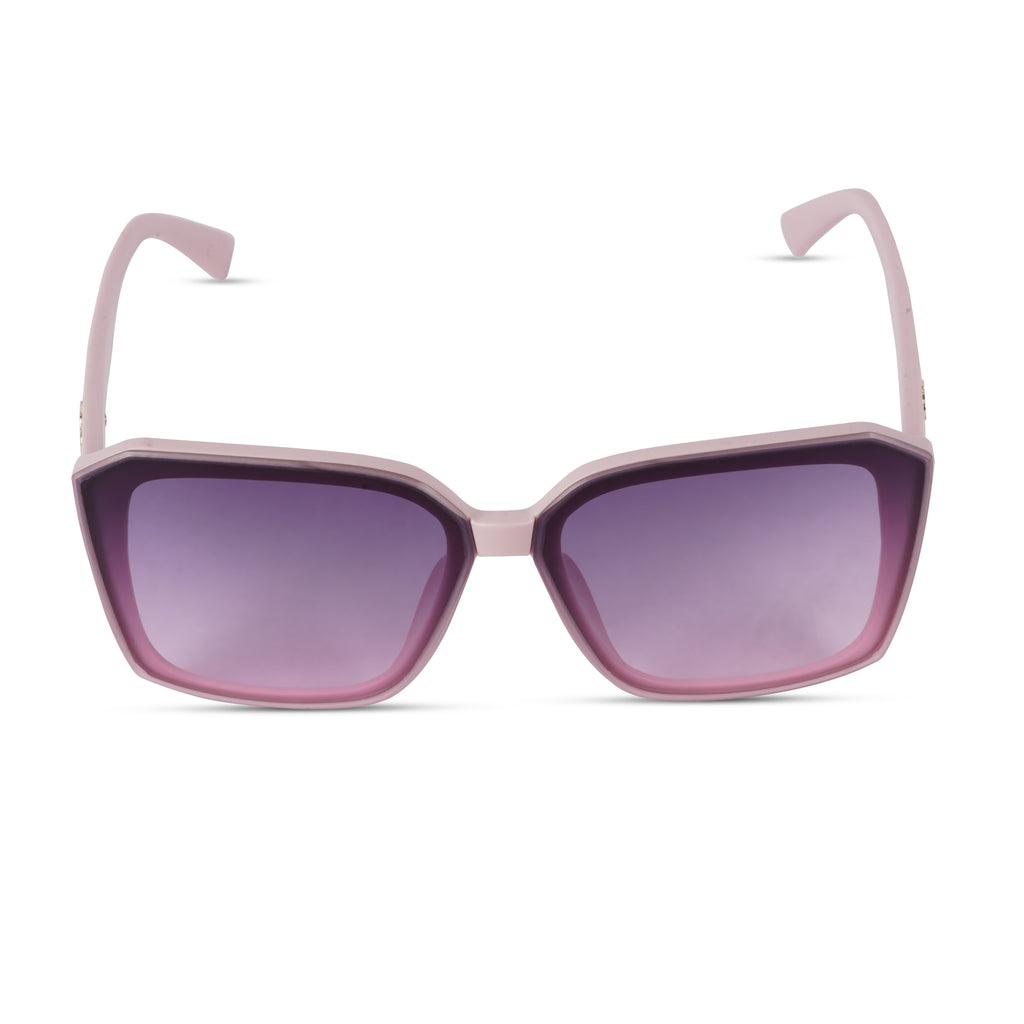 Erminio Palamino "Elite - Designer Oversized Square Sunglasses, Frame with Gradient Lenses, Includes Case and Cleaning Cloth