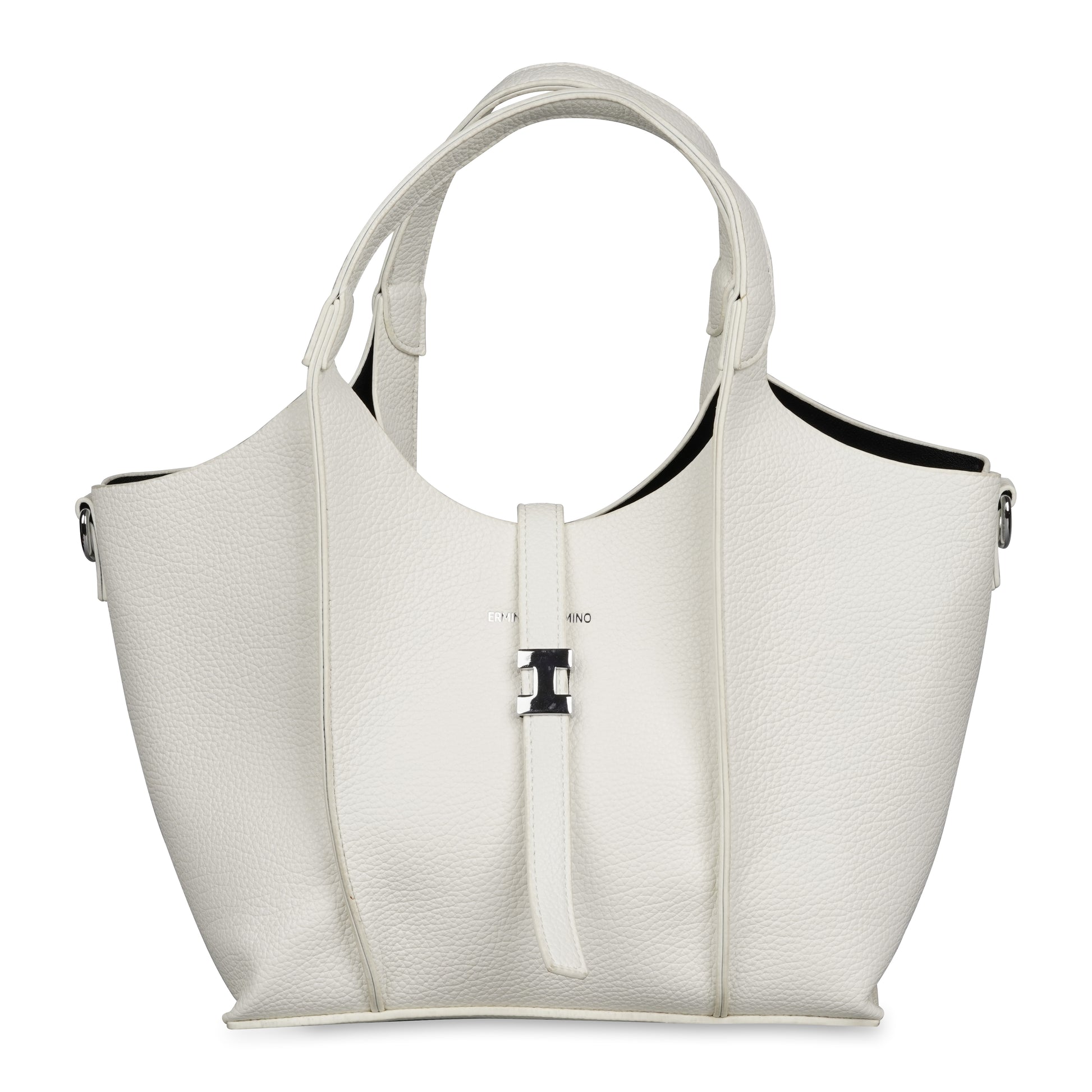 Erminio Palamino Luxury Women's Large Hobo Shoulder Handbag, Faux Leather, Casual Style with Multiple Compartments