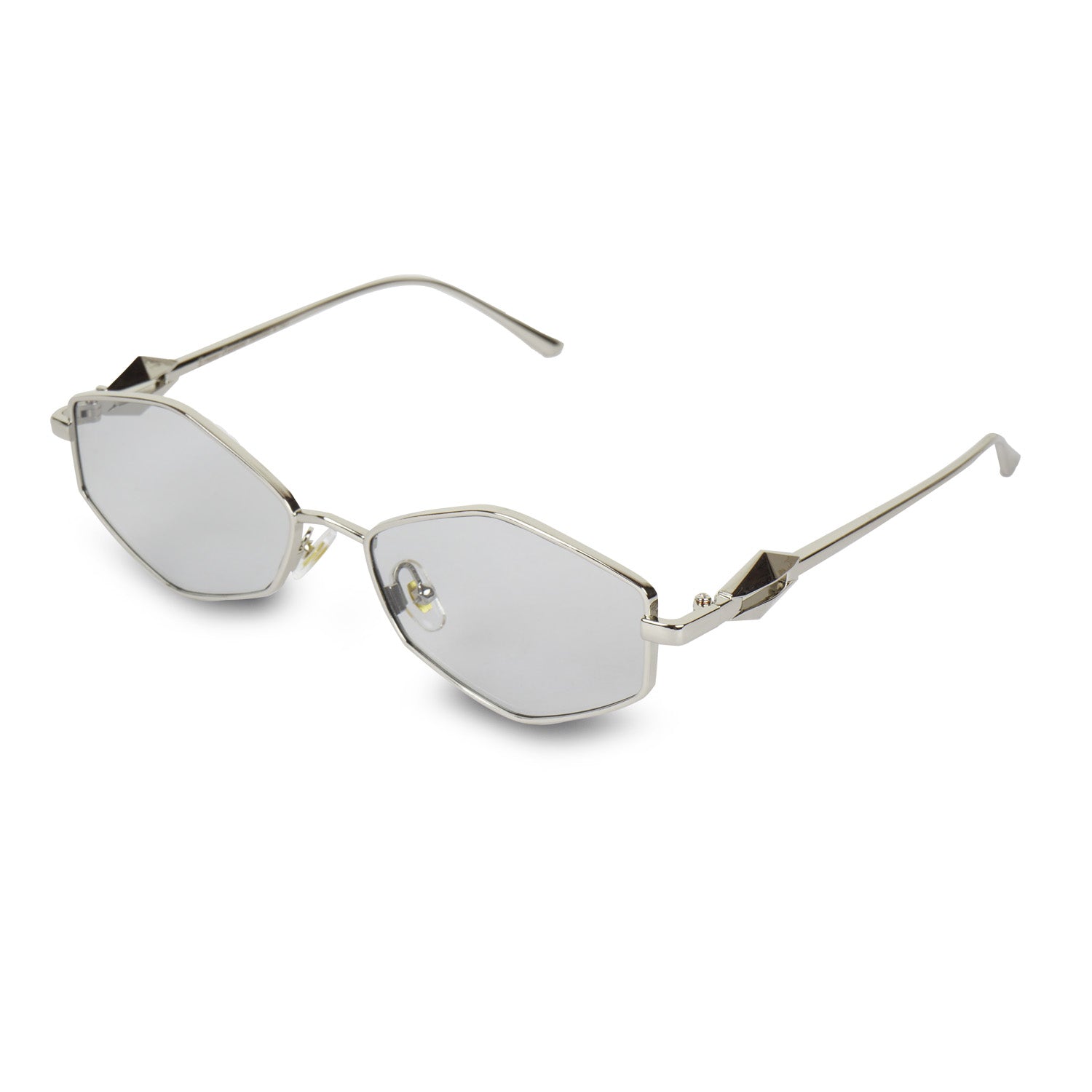 Erminio Palamino Unisex Sunglasses, Metal Frame, UV400 Protection, Polarized Tinted Lens, Rectangular, Lightweight, Fashion Shades
