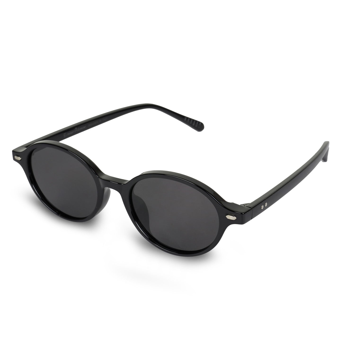 Erminio Palamino Retro Oval Sunglasses for Men & Women 90s Narrow Round Lightweight Shades