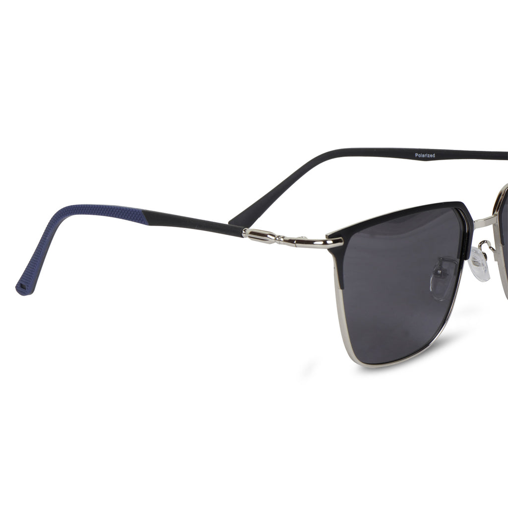 Erminio Palamino Unisex Square Sunglasses | UV400 Protection | Metal Frame | Lightweight Premium Stylish Shades for Men & Women | Driving & Casual Sunglasses (Gold-Brown)