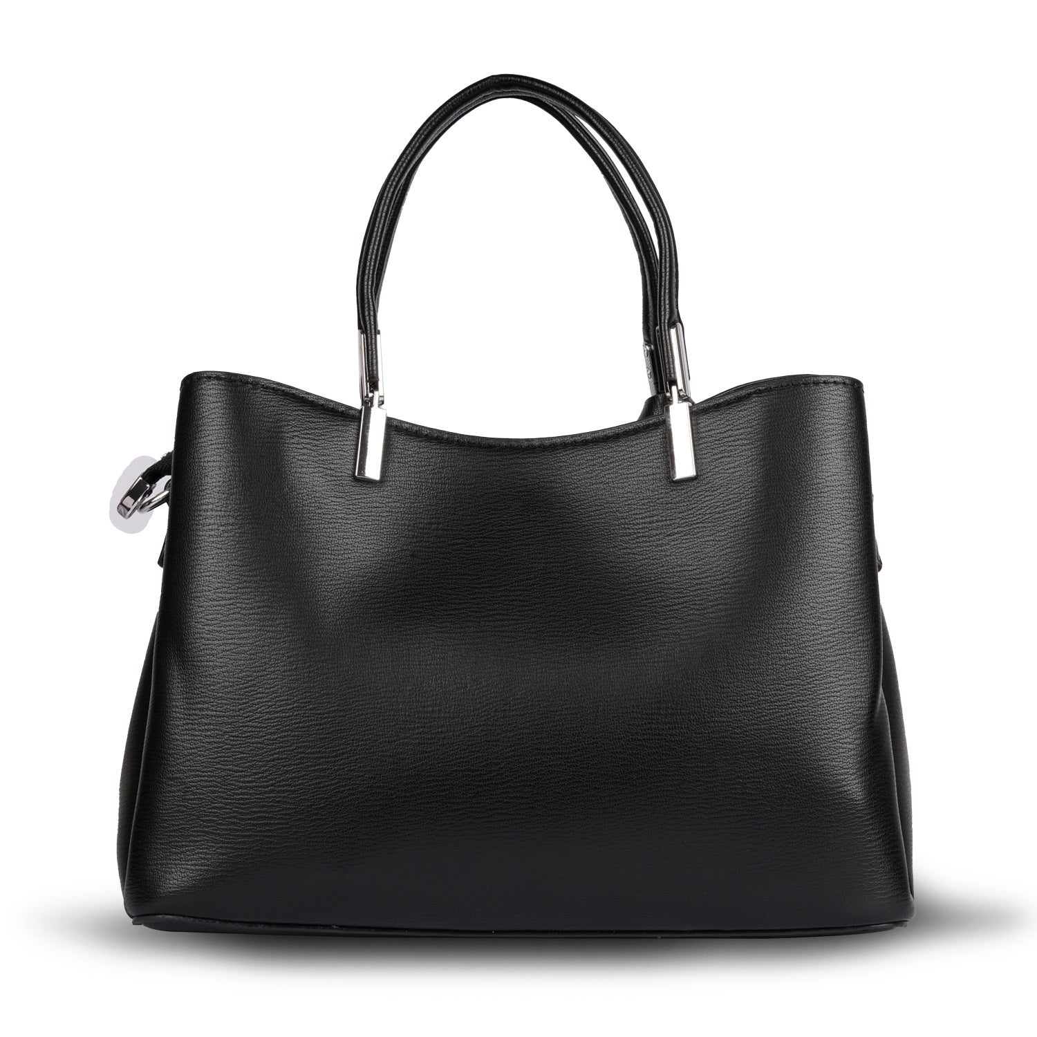 Erminio Palamino Designer PU Leather Handbag, Women's Tote with Double Handles, Spacious Interior with Zip Compartments