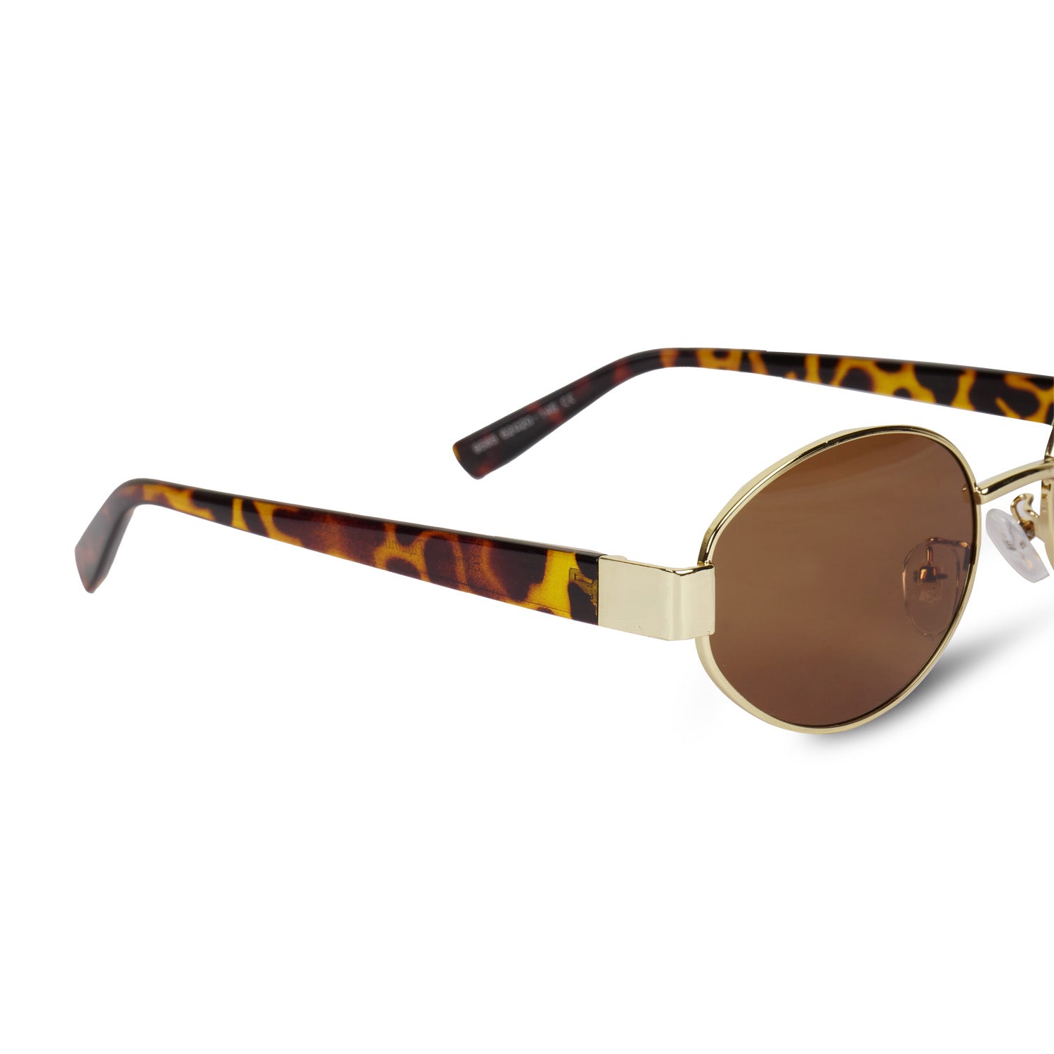 Erminio Palamino Oval Metal Sunglasses, Tinted Lens, UV400 Protection, Unisex, Casual Style, Shades for Men & Women