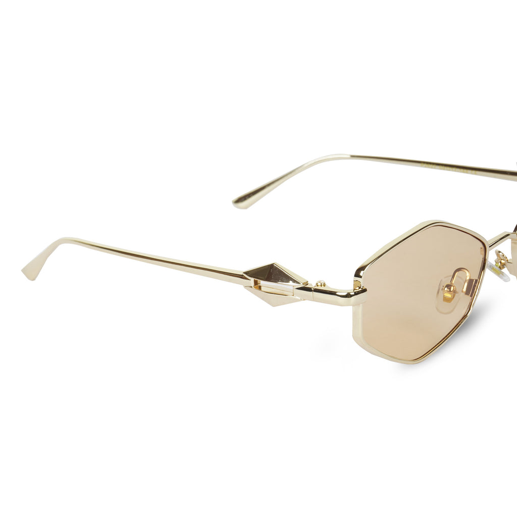 Erminio Palamino Unisex Sunglasses, Metal Frame, UV400 Protection, Polarized Tinted Lens, Rectangular, Lightweight, Fashion Shades