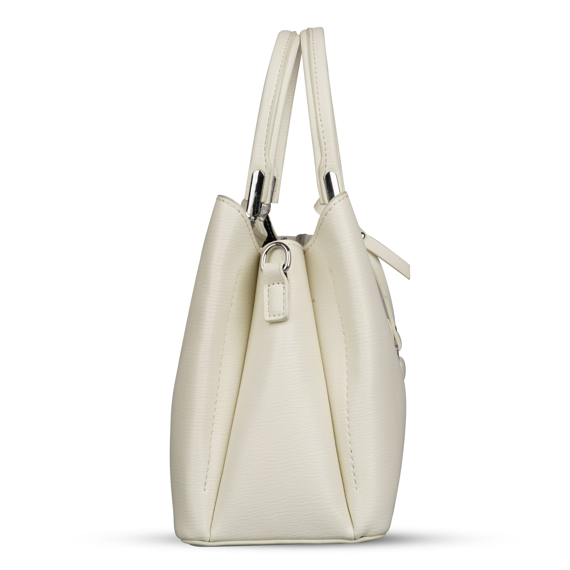 Erminio Palamino Designer PU Leather Handbag, Women's Tote with Double Handles, Spacious Interior with Zip Compartments