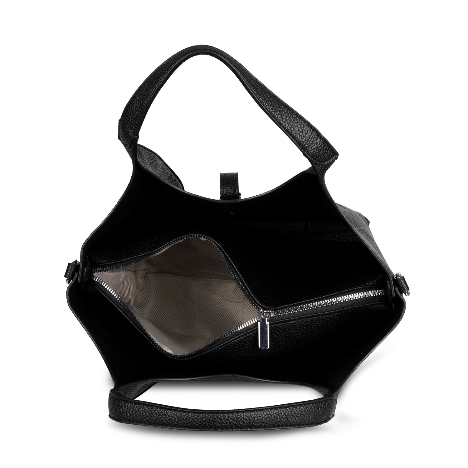 Erminio Palamino Luxury Women's Large Hobo Shoulder Handbag, Faux Leather, Casual Style with Multiple Compartments